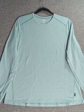 REI Co-op Midweight Long-Sleeve Base Layer Top, Size XL in Heathered Mint Green